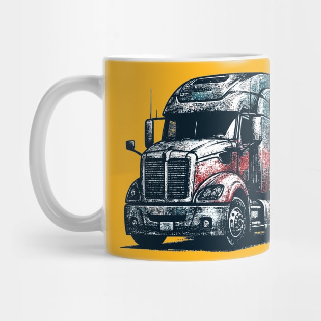 Semi Trailer Truck by Vehicles-Art